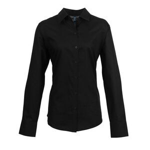 Premier Womens/Ladies Signature Oxford Long Sleeve Office/Formal Shirt/Blouse /